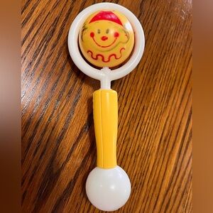 VINTAGE THE FIRST YEARS-KIDDIE PRODUCTS INC CIRCUS THEMED BABY RATTLE/HONG KONG